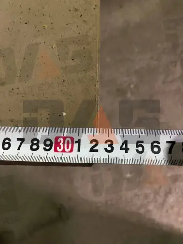 Нож ковша XCMG LW300F (2480х320х20) с отверстиями (СТ45) (12 отверстий)