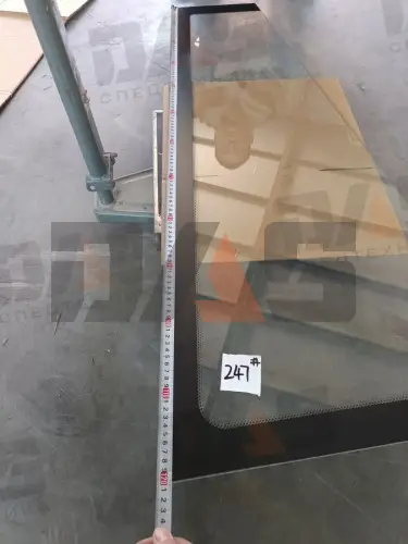 Стекло кабины лобовое боковое левое (240х1030хх210х350х1200) ZL50C