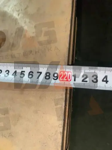 Нож ковша Lonking 936 (2200х220х20) (СТ45) (один ряд отверстий)